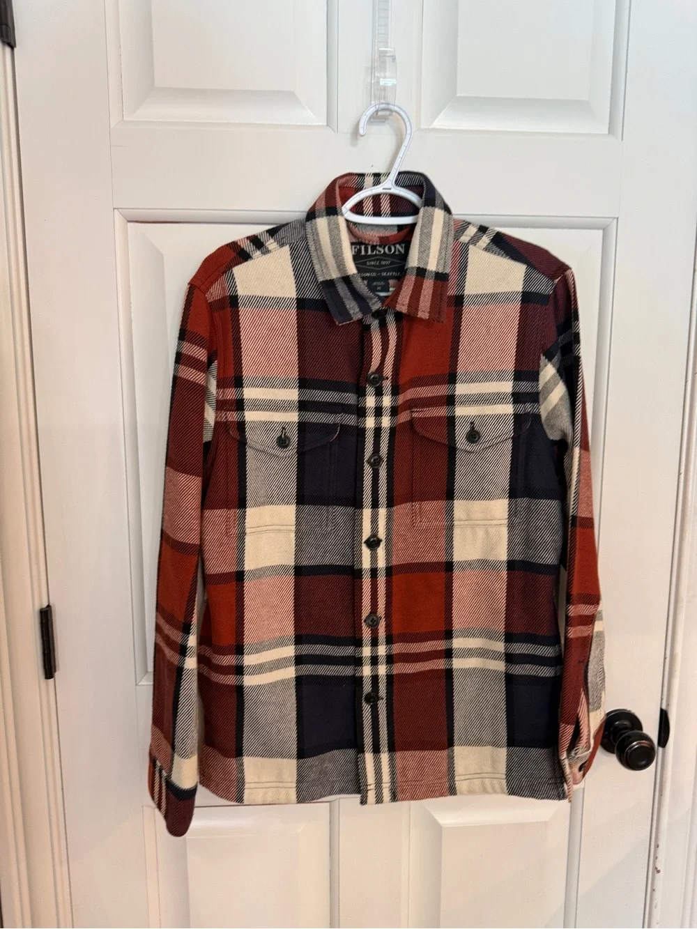 Filson Deer Island Regular Fit Jac-Shirt Plaid Heavy Cotton Twill 25586